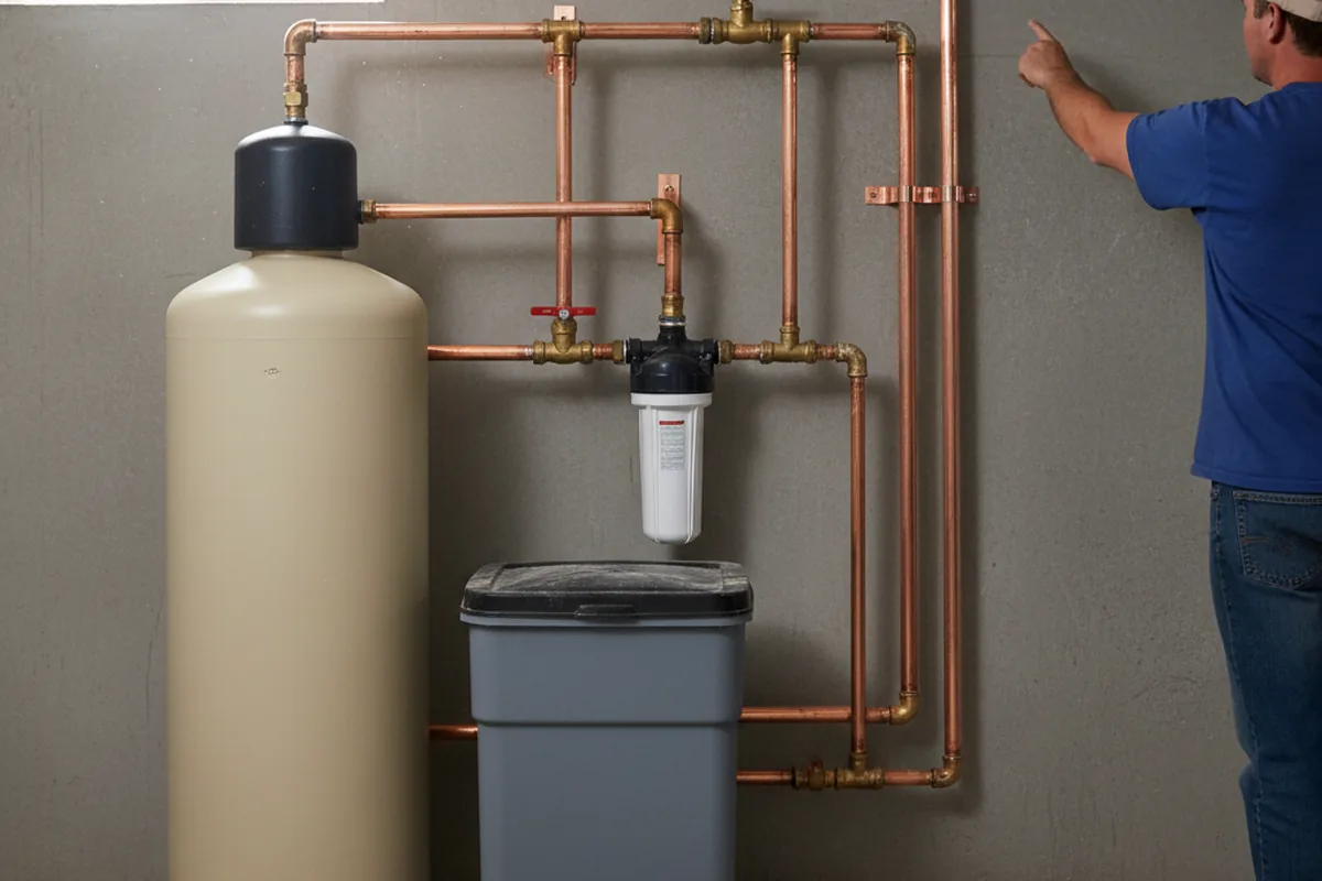 Whole-house water treatment system installed in Disputanta
